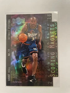 1999-00 Skybox Metal Scoring Magnets Grant Hill #1SM - Detroit Pistons - Picture 1 of 1