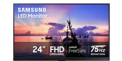 Samsung 24" T350 Series IPS FHD, AMD FreeSync Monitor VESA, VGA, HDMI *No Stand - Image 1 of 3