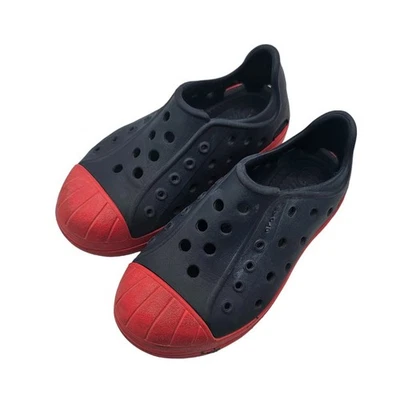 Zapatos deportivos CROCS Bump It azul marino rojo sin cordones para el agua talla 9 Foto 1 de 4