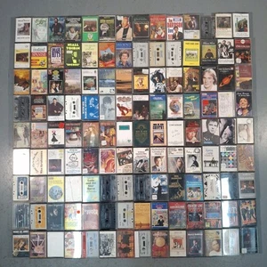 126x Huge Joblot Cassette Tapes Bundle Mixed Artists Rock Pop 90s Audio Etc - Picture 1 of 10