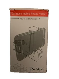 Gancio poggiatesta per sedile auto supporto telefono gancio posteriore gancio portaoggetti - Foto 1 di 4