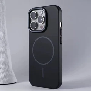 Funda Silicona + Mag Mag Safe Magnético para iPhone 16 Pro Max - Imagen 1 de 4