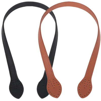 2 Stück Lederhandtasche Griffe Taschengriffe Leder PU Schultergurte Leder Tasche - Bild 1 von 4