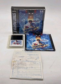 Street Fighter 2 Champion Edition PC Engine HuCard COMPLETE US Seller