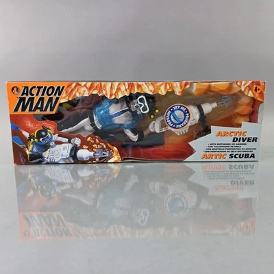 Action Man Arctic Diver 12" Figure Set w/ Ice Hammer GI Joe Hasbro 1997 SEALED - Image 1 of 4