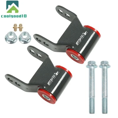 Rear Shackle 1.5" or 2" Lift Kit 1988-98 For Chevy GMC K1500 K2500 4WD Foto 1 de 4