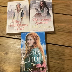 Dilly Court 3 P/B book bundle Lucky Penny, Workhouse Girl & The Cockney Sparrow - Picture 1 of 8