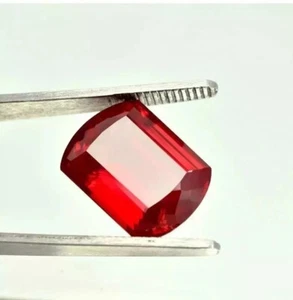 Burma Pigeon Blood Red Ruby 19-20 Ct Natural Certified Unheated Loose Gemstone - Picture 1 of 5