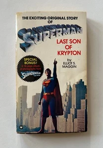 Elliot S. Maggin SUPERMAN: LAST SON OF KRYPTON | 1978 1st Mass Market Paperback - Picture 1 of 8
