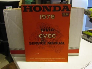 1976 Genuine Honda Civic CVCC Service Manual - Picture 1 of 8