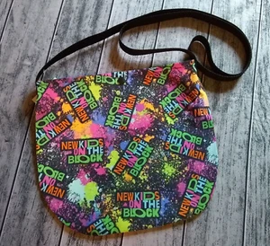 Neon Blockhead Cross Body Unisex Bag Purse Concert NKOTB Made When Ordered - Picture 1 of 5