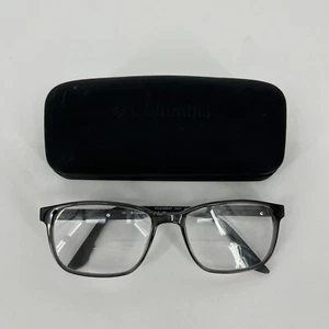 Columbia Eyeglasses Frames C8037 022 Grey Crystal Rectangle Full Rim 58-18-150 - Picture 1 of 10