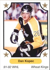 1991-92 7th Innning Sketch WHL #204 Dan Kopec