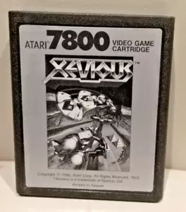 Xevious - Atari 7800 Game Cartridge NUR; getestet/NTSC; CX7810 - Bild 1 von 3