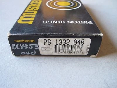 Juego de anillos de pistón Muskegon aptos para Dodge Mitsubishi Plymouth 1.6L (PS1333 040) Foto 1 de 2
