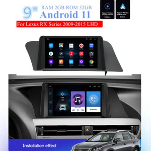 9" Android Stereo Radio GPS Head Unit For Lexus RX Series 09-15 Built-in Carplay - Picture 1 of 24