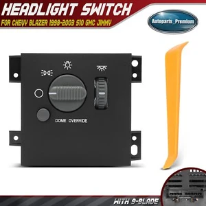 Headlight Switch for Chevy Blazer S10 1998-2002 GMC Jimmy Sonoma Olds Bravada - Picture 1 of 8