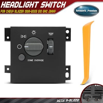 Headlight Switch for Chevy Blazer S10 1998-2002 GMC Jimmy Sonoma Olds Bravada - Image 1 of 4