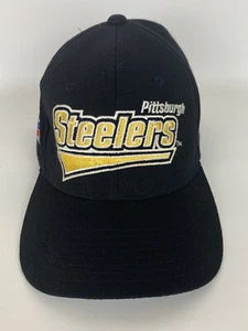 Vintage 90s Pittsburgh Steelers Pro Line Starter Fitted Hat Sz 7-7.75 - Picture 1 of 5