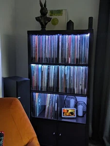 LED Lighting Strip Housing For IKEA Kallax. Vinyl Record LP Collection Display. - Picture 1 of 27