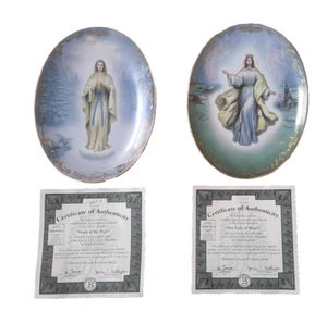 PLATOS DE INTERCAMBIO BRADFORD VIRGEN DE LOS POBRES Y NUESTRA DAMA DEL SILENCIO NUEVOS - Imagen 1 de 9