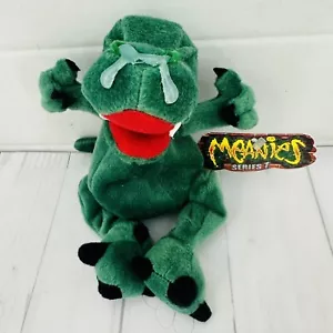 Meanies Serie 1 Boris der Mucasaurus grün Dinosaurier orange Katze Sitzsack Plüsch - Bild 1 von 10