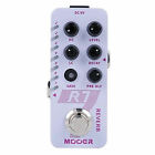 Mooer R7 Reverb Compact Effect Pedal with 7 Types of Reverb Just Released