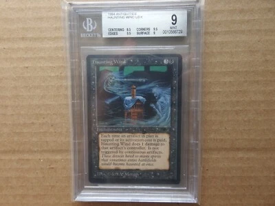 Haunting Wind BGS 9 MINT [Antiquities] Mtg Magic Free Tracking! - Image 1 of 2
