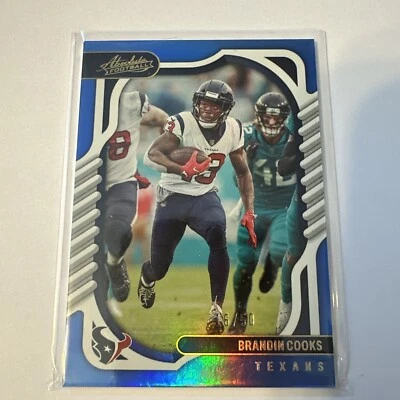 2022 Panini Absolute Brandin Cooks 16/50 Texans SP - Image 1 of 2