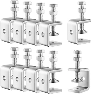 10 Pcs 304 Stainless Steel C Clamp Mini Tiger Clamp 1Inch Heavy Duty Metal U Cla - Picture 1 of 3