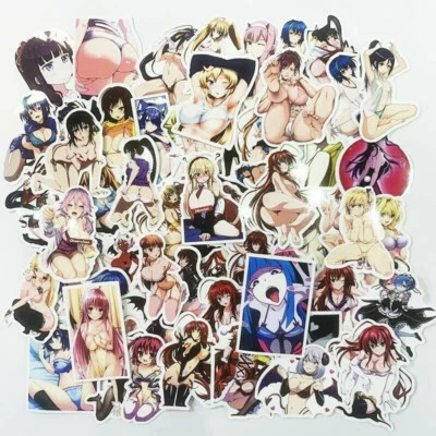 WAIFU STICKERS 100 Sexy Legs Anime Girls Waifu Women Vinyl Stickers Hentai Ahegao Feet