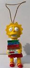 The Simpsons LISA WITH SCHOOLBOOKS Ornament In Box ~ Vintage 2002