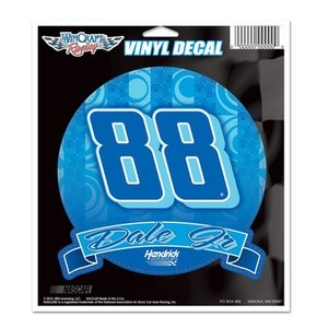 Dale Earnhardt Jr 2016 Wincraft #88 Stewart Haas Racing 5" Round Women's Decal