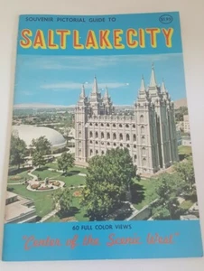 Vintage SALT LAKE CITY UTAH PICTORIAL GUIDE Booklet VG - Picture 1 of 3