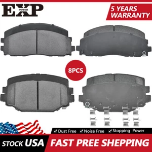 Front & Rear Brake Pads for Chrysler Town and Country Dodge Journey Dual Piston - Picture 1 of 5