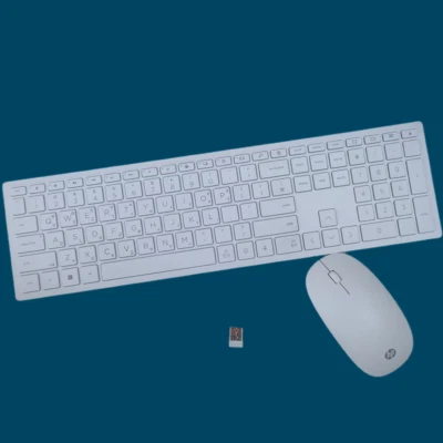 Korean layout wireless keyboard and mouse kit HSA-P003K HSA-P003M for HP - Image 1 of 4
