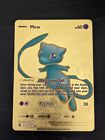 Mew HP 60 Mysterious Tail 025/025 Gold Foil Fan Art 2021 Pokémon Card
