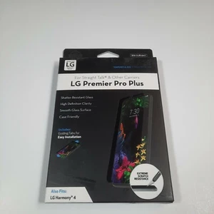 DuraGlass Glass Screen Protector for LG Premier Pro Plus - Picture 1 of 4