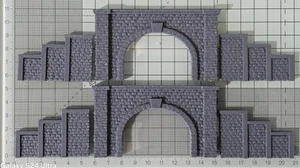 Z Gauge Tunnel Double Track Stone Portal Model Railway Train Layout 1:220 Scale - Picture 1 of 3