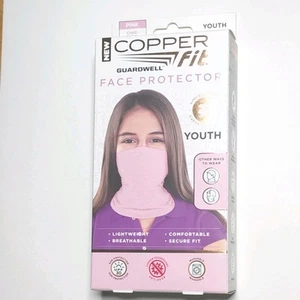 COPPER FIT Guardwell Face Protector Pink/Youth Size, Copper Infused - Picture 1 of 2