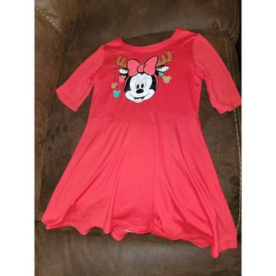 Disney Минни-Маус праздник рождественское платье размер xs 4 5 - Изображение 1 из 3