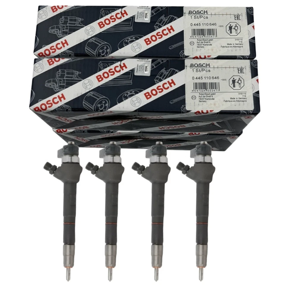 Set of 8 Bosch Common Rail Injector - 0445110646