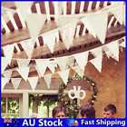10 Flags Lace Vintage Party Wedding Pennant Bunting Banner Decor