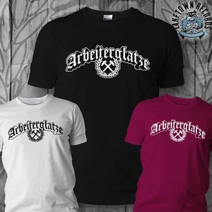 ARBEITERGLATZE T-Shirt S-3XL Oi! Bootboys Skinhead Working Class Punk Streetwear - Picture 1 of 5
