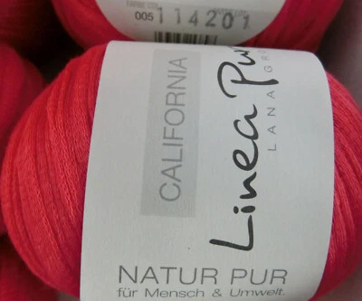 Lana Grossa Linea Pura California, 50g  Fb.005 rot - Bild 1 von 2