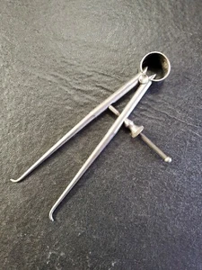 Vintage EARLY PRE L.S. Starrett USA Machinist INSIDE CALIPER 6" Round Leg RARE - Picture 1 of 5