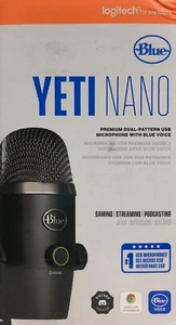 Logitech Yeti nano Condenser Cardioid Microphone - Blackout - READ DESCRIPTION! - Picture 1 of 3