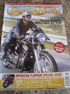 CLASSIC BIKE FEB 2002 COOL KAREN HARLEY AMERICAN FLAVOUR DOUOG HELE SIDECAR MOT - Picture 1 of 3