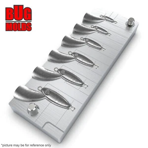 FishingSinkerMold  AluminiumFishingMold Lure making Lead Molds Nano Pilker - Picture 1 of 3