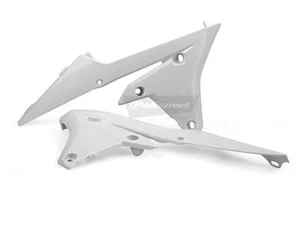 Funda de radiador Yamaha YZF 250 2014 - 2018 / 450 14 - 2017 blanca moto X - Imagen 1 de 1